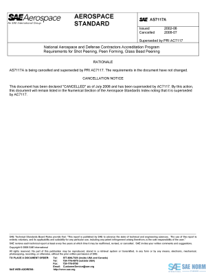 SAE AS 7117 Series PDF