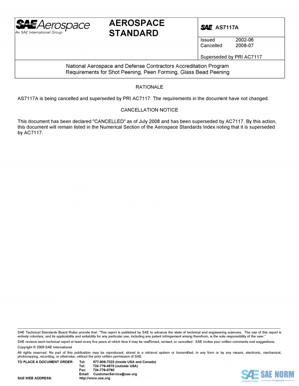 SAE AS 7117 Series PDF