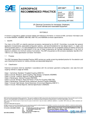 SAE ARP 1308 Series PDF
