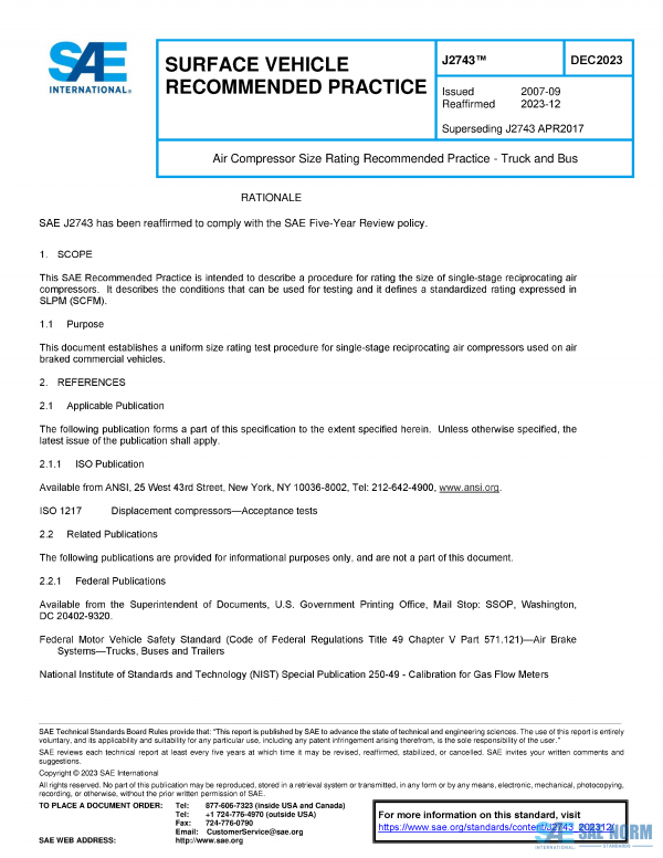 SAE J 2743 Series PDF