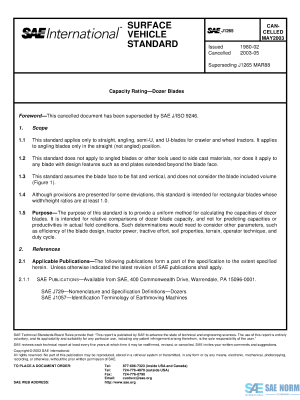SAE J 1265 Series PDF