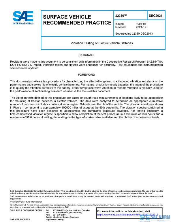 SAE J 2380 Series PDF