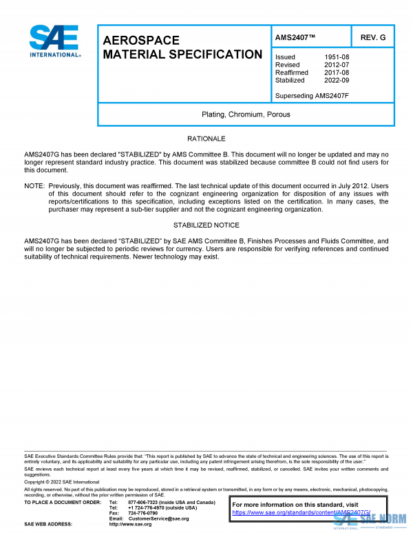 SAE AMS 2407 Series PDF