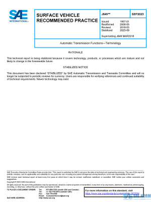 SAE J 649 Series PDF