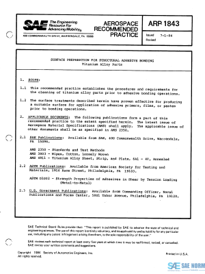 SAE ARP 1843 Series PDF