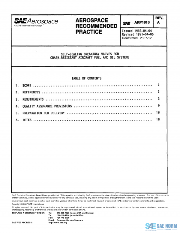 SAE ARP 1616 Series PDF