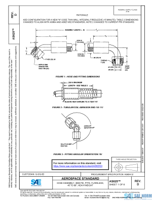 SAE AS 625 Series PDF