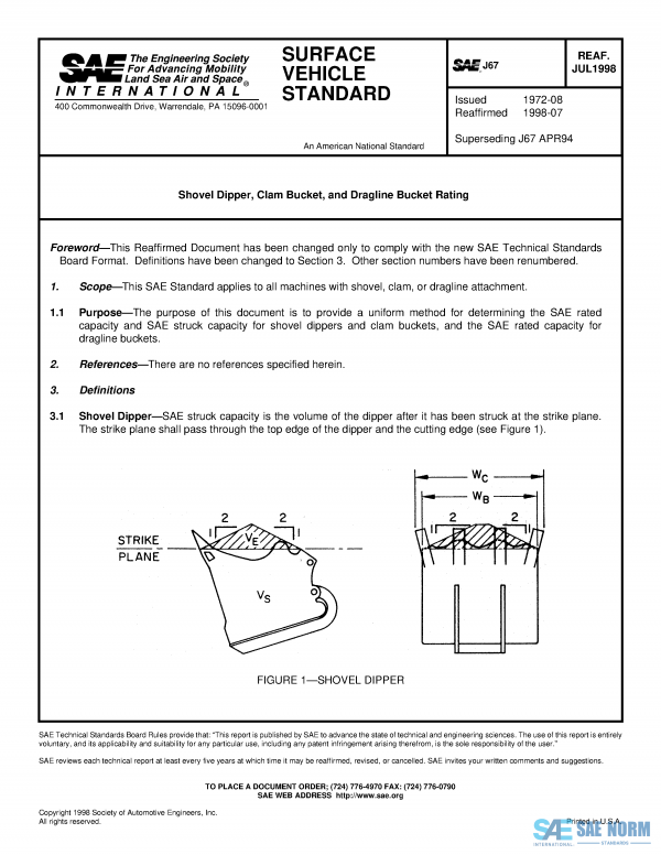 SAE J 67 Series PDF