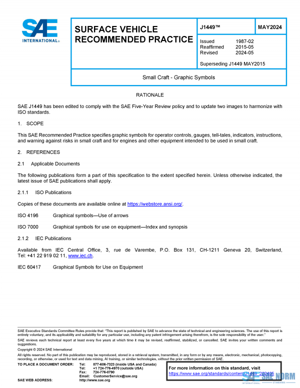 SAE J 1449 Series PDF