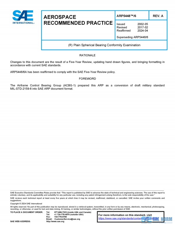 SAE ARP 5448/6 Series PDF