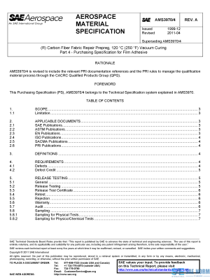 SAE AMS 3970/4 Series PDF