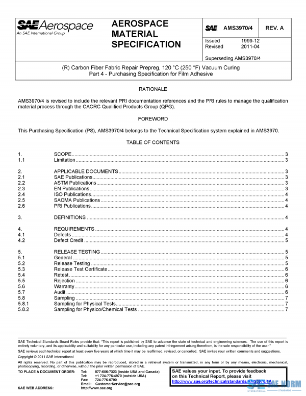 SAE AMS 3970/4 Series PDF
