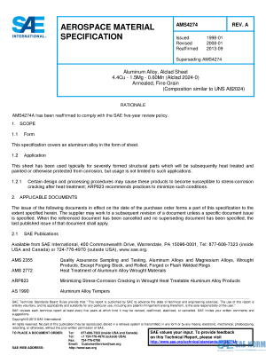 SAE AMS 4274 Series PDF