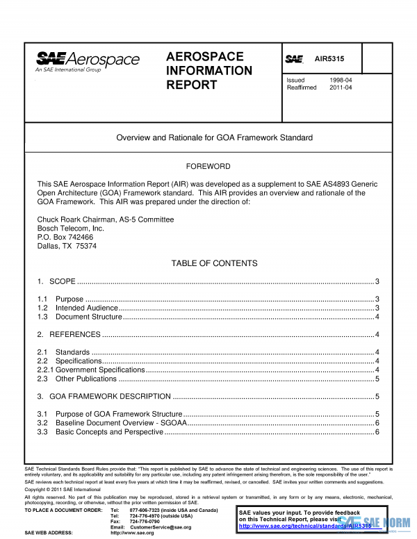 SAE AIR 5315 Series PDF
