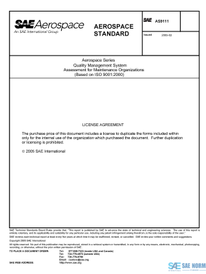 SAE AS 9111 Series PDF
