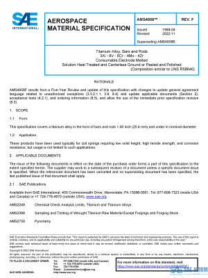 SAE AMS 4958 Series PDF