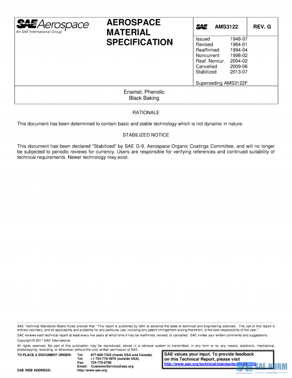 SAE AMS 3122 Series PDF