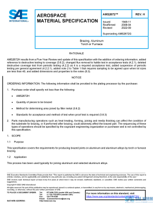 SAE AMS 2672 Series PDF