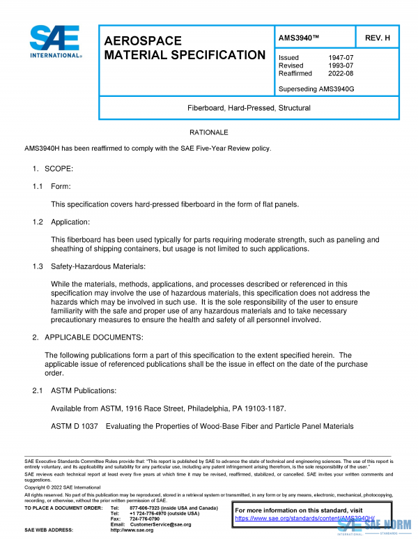 SAE AMS 3940 Series PDF
