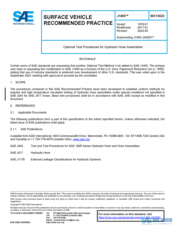 SAE J 1405 Series PDF