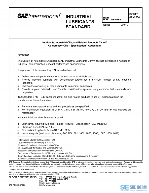 SAE MS 1003/2 Series PDF