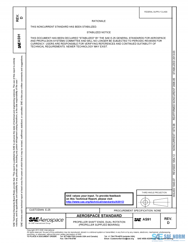 SAE AS 91 Series PDF