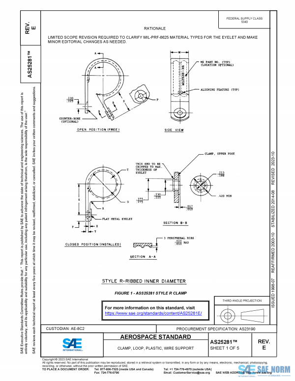 SAE AS 25281 Series PDF
