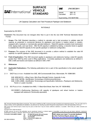 SAE J 743 Series PDF