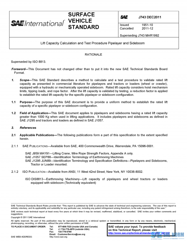 SAE J 743 Series PDF