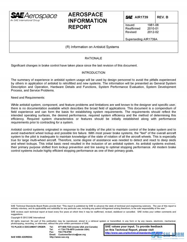 SAE AIR 1739 Series PDF