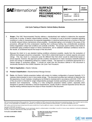 SAE J 2288 Series PDF