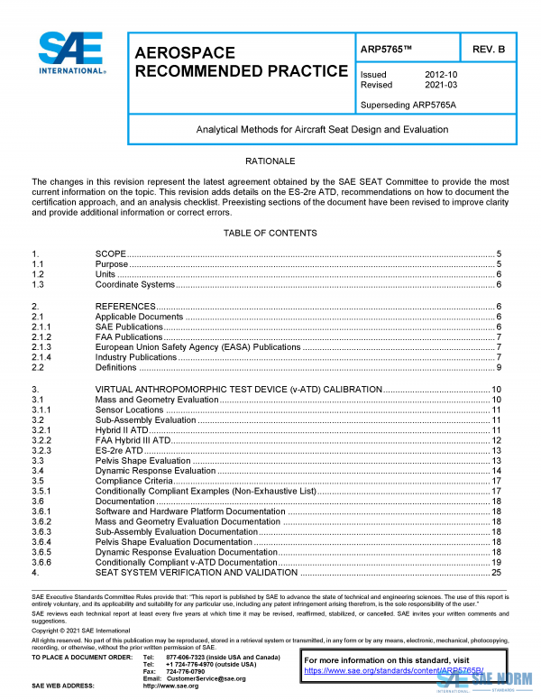 SAE ARP 5765 Series PDF