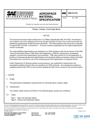 SAE AMSR 6130 Series PDF