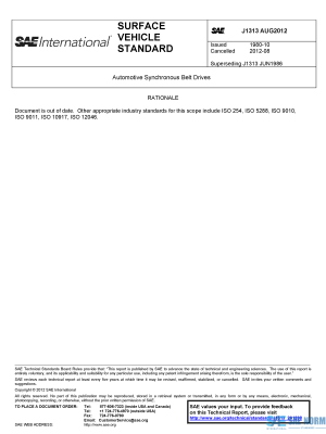 SAE J 1313 Series PDF