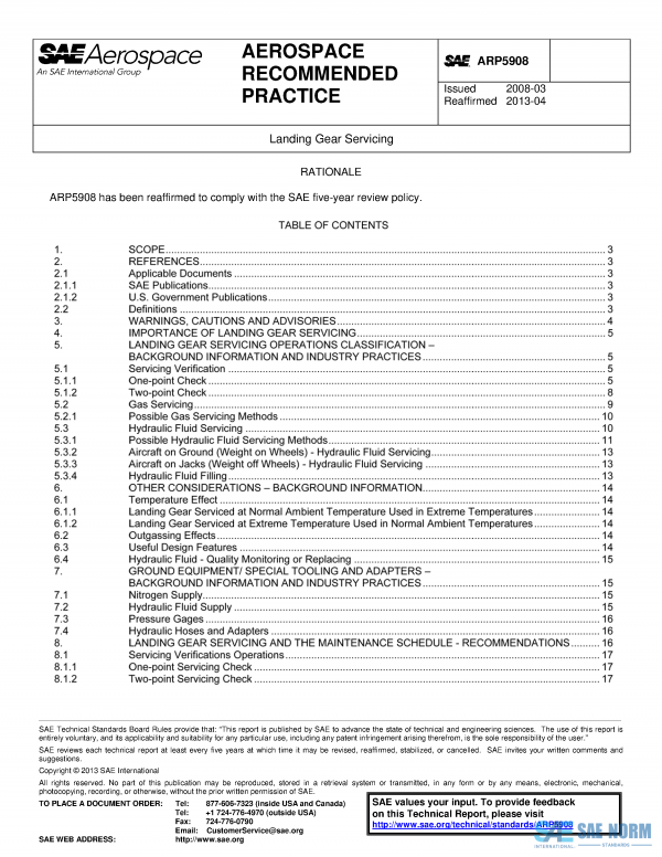 SAE ARP 5908 Series PDF
