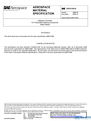 SAE AMS 3100/3 Series PDF
