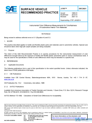 SAE J 1767 Series PDF