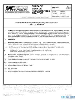 SAE J 1610 Series PDF