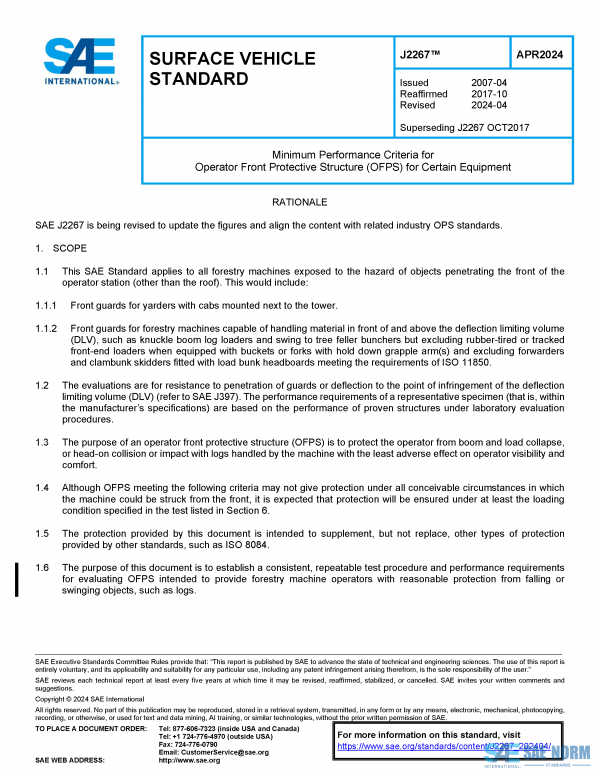 SAE J 2267 Series PDF