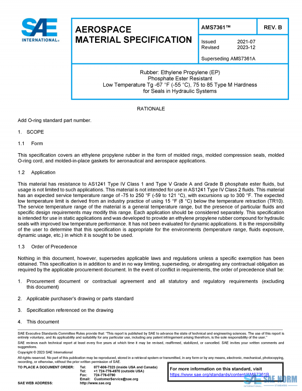 SAE AMS 7361 Series PDF