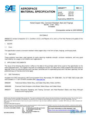 SAE AMS 4677 Series PDF