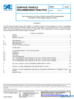 SAE J 2953/2 Series PDF