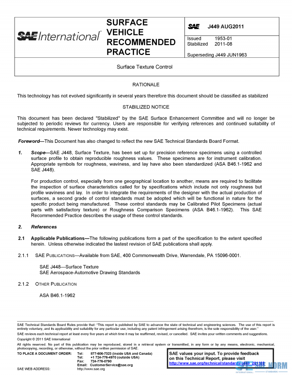 SAE J 449 Series PDF