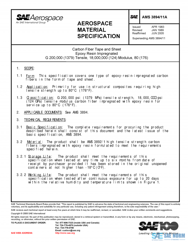 SAE AMS 3894/11 Series PDF