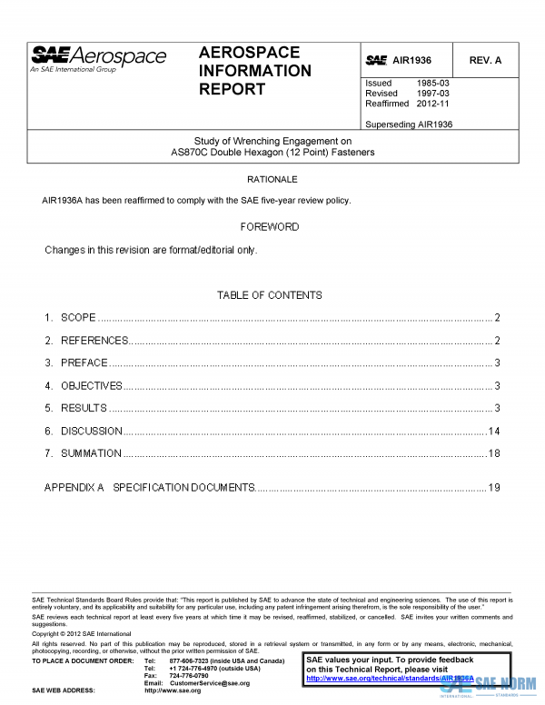 SAE AIR 1936 Series PDF