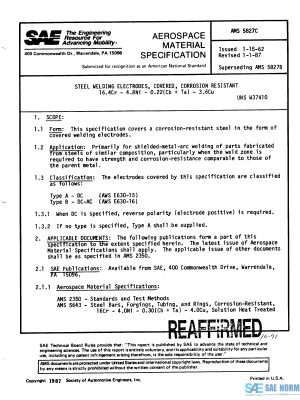 SAE AMS 5827 Series PDF