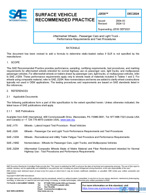 SAE J 2530 Series PDF