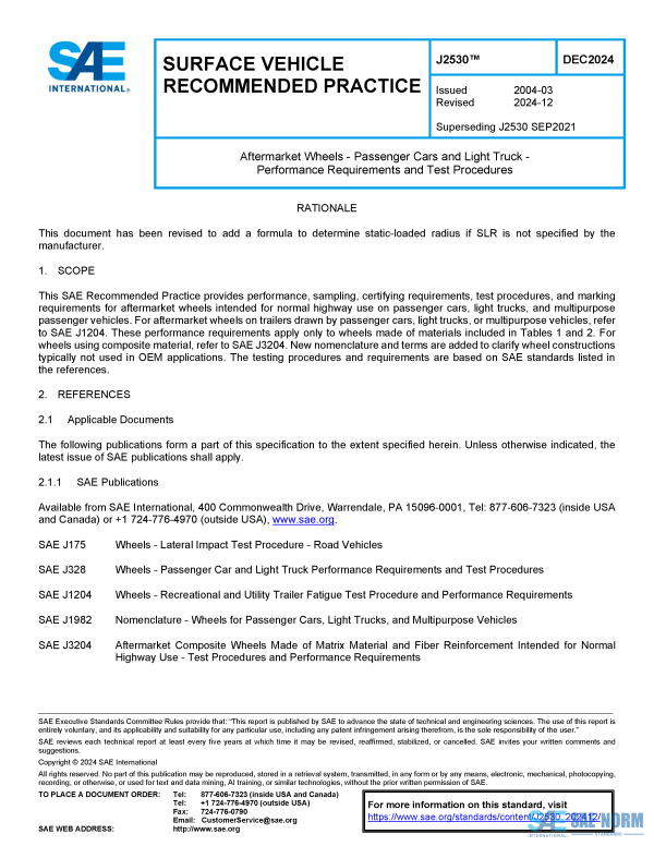 SAE J 2530 Series PDF