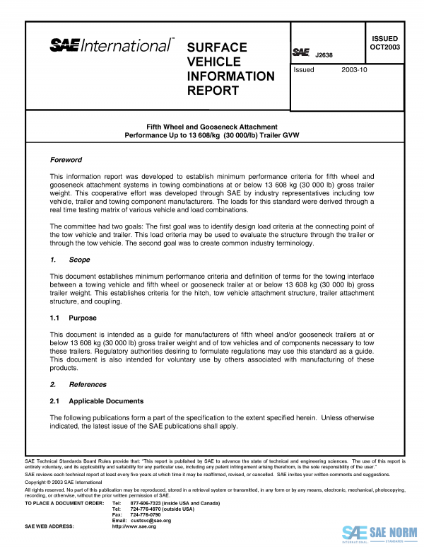 SAE J 2638 Series PDF
