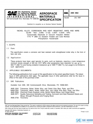 SAE AMS 5962 Series PDF